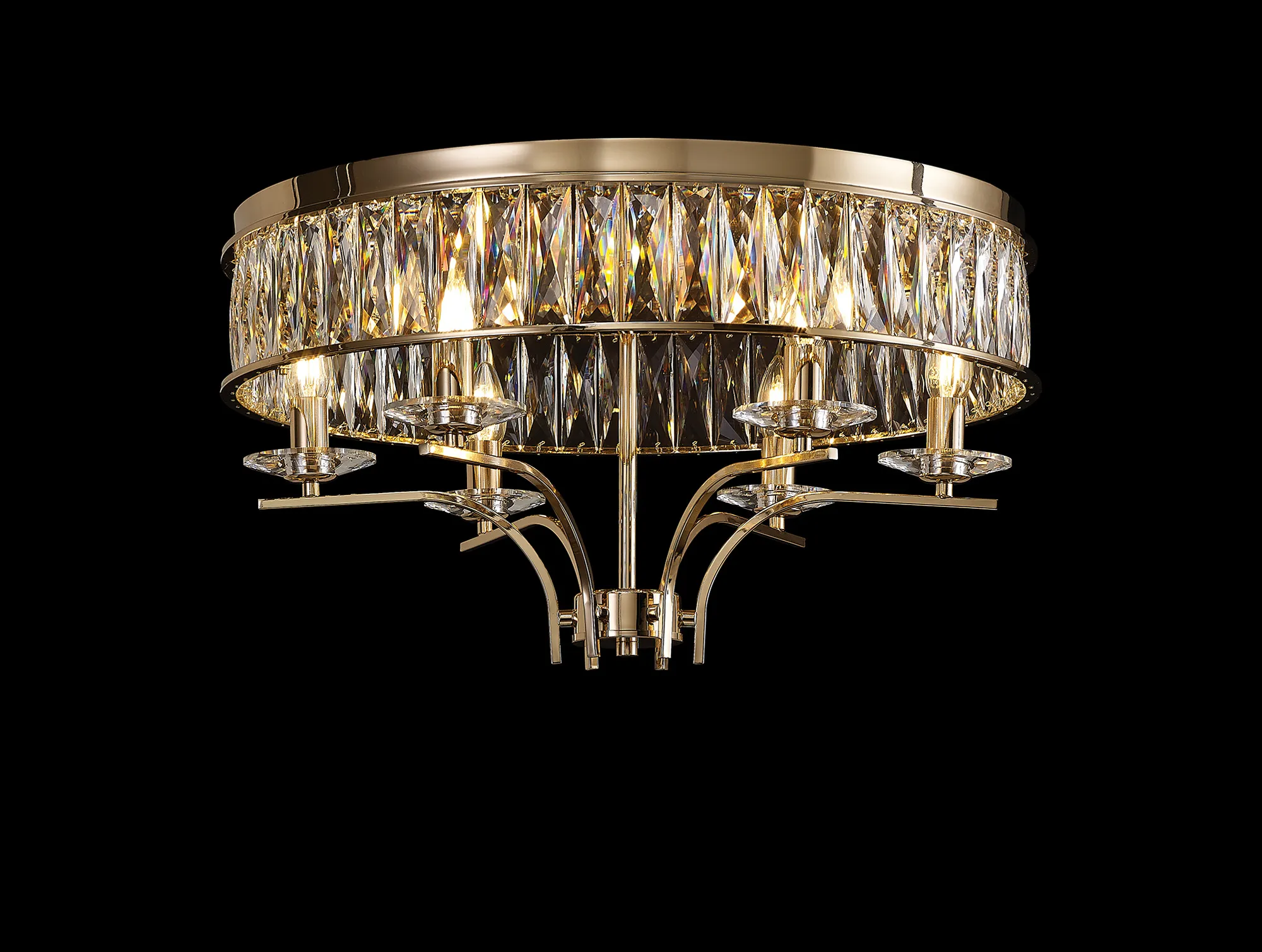 IL31833  Vivienne Crystal Ceiling 6 Light